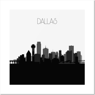 Dallas Skyline V2 Posters and Art